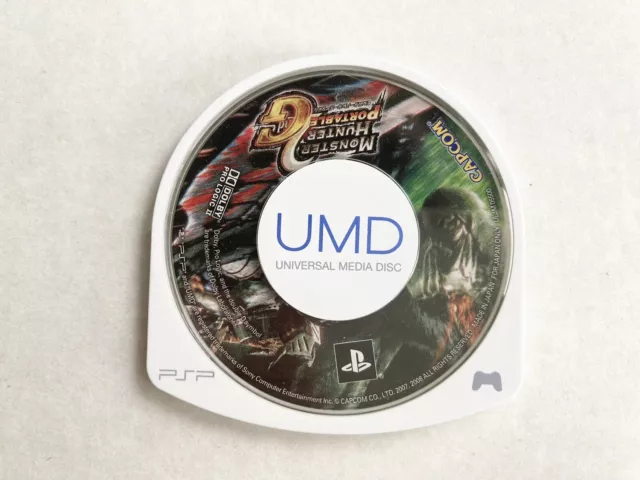Monster Hunter PORTABLE 2G - PSP Sony UMD Only Japan Import Tested Working