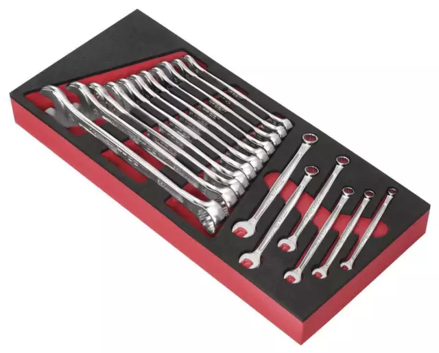 FACOM MODM.440-1 17 Piece Metric Combination Spanner Set in FOAM - Tools