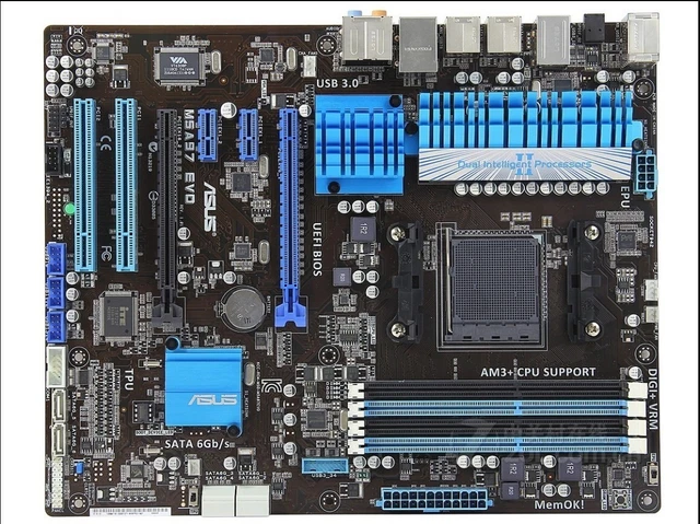 M5a970 ASUS M5A97 EVO Motherboard Amd 970 Socket Am3 Atx Ddr3 £202.42 ...
