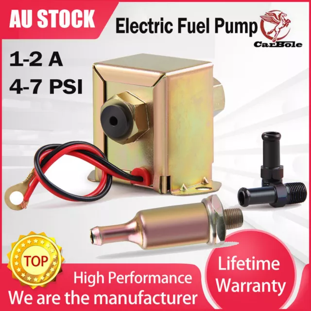 12V Universal Electric Fuel Pump Facet style Petrol Diesel Ethanol Low Pressure