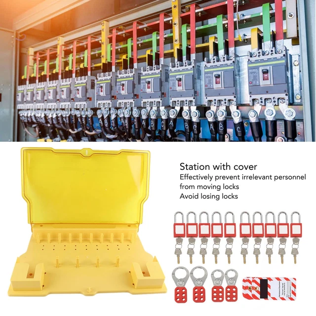 Lock Picking Kit Complete Lockout Tagout Kit – 43-Piece Safety Kit With ...