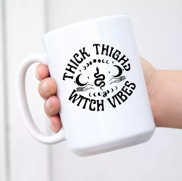 Thick Thighs Witch Vibes Mug Gift For Her Witchy Things Witchy Stuff Gift