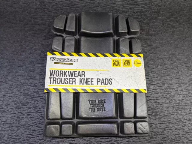 Workwear Hardwearing Knee Pads | Trade Work Trouser Kneepads Inserts | One Size