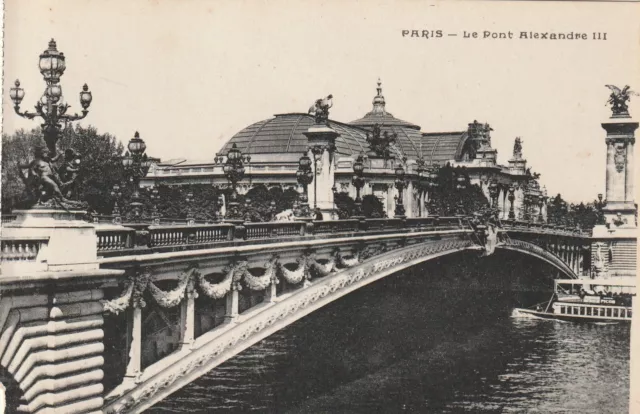 CPA 75 PARIS Le Pont Alexandre III