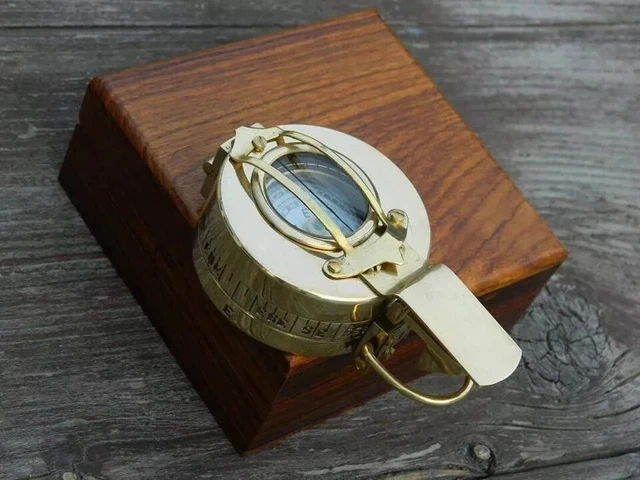 écosse, Glasgow, Laiton Nautique Alidade Télescope Boussole