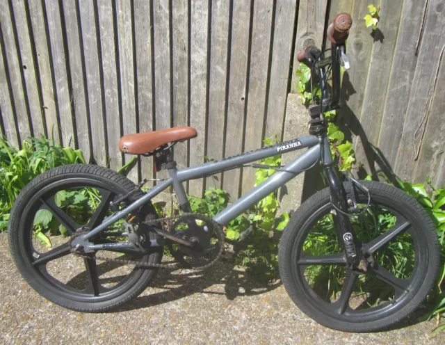 PIRANHA MERCY BMX Bike with Skyway 5 Spoke Mag Wheels 20 37.00 PicClick UK