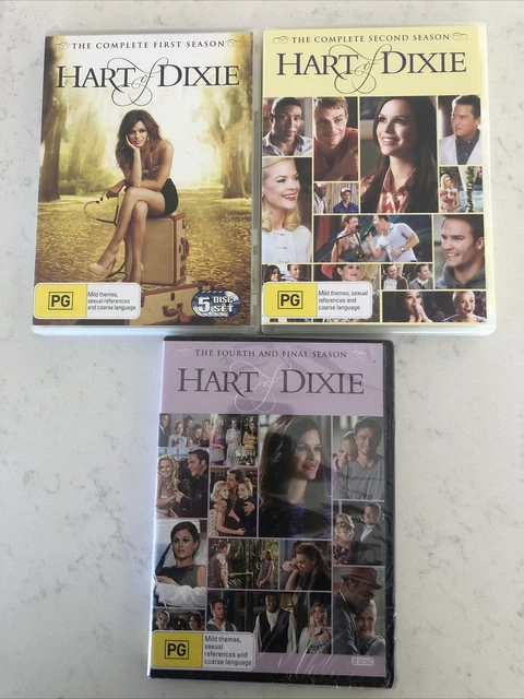 Hart Of Dixie Seasons 1, 2 & 4 (season 4 Is Brand New)  DVD PAL Free Postage