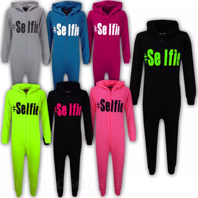 Kids Boys Girls #Selfie A2Z Onesie One Piece Summer Jumpsuit PJ's Age 7-13 Year 2