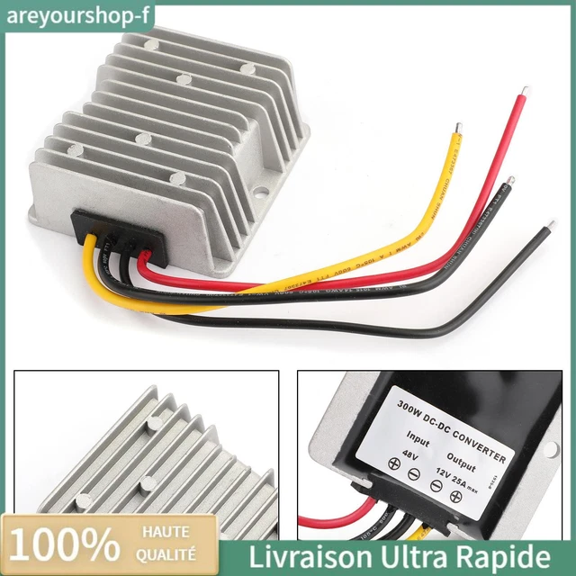 Module Régulateur Tension DC-DC 6-32V To 12V - 5-25A Ajustable - Imperméable, Marque Artudatech - Neuf, Garantie 6 Mois