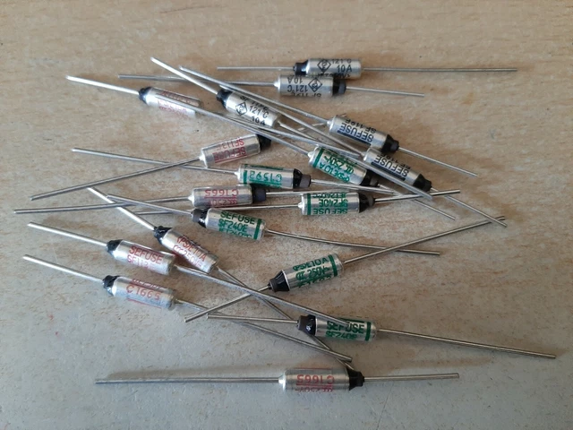 WEITOL Zekeringen 70 stuks SF70E tot SF240E SEFUSE Cutoffs NEC Thermal Fuse 10A 250V Assortment Kit zekeringen