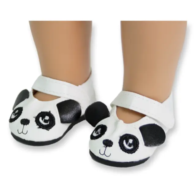 Panda Style Shoes 18" Doll Clothes for American Girl Dolls