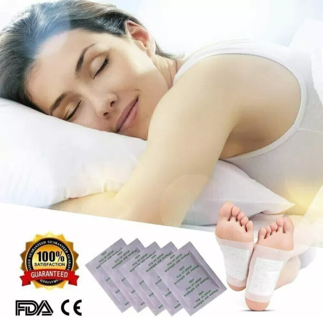 200 Piezas Parches De Detox Para Pies Activos Naturales Detox Dormir Mejor 3