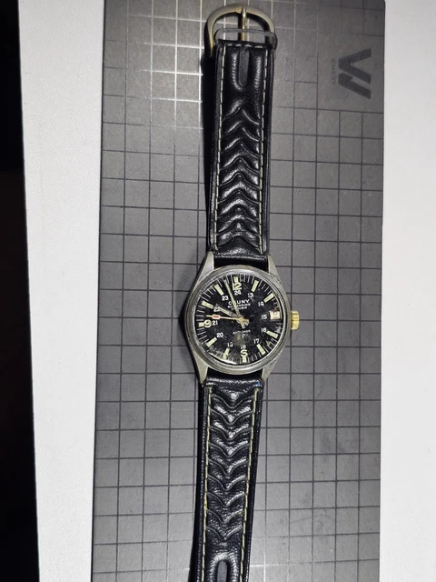 Montre Plongeur Vintage Cauny 60's - 38mm - Mouvement Mécanique Suisse - Style Rétro