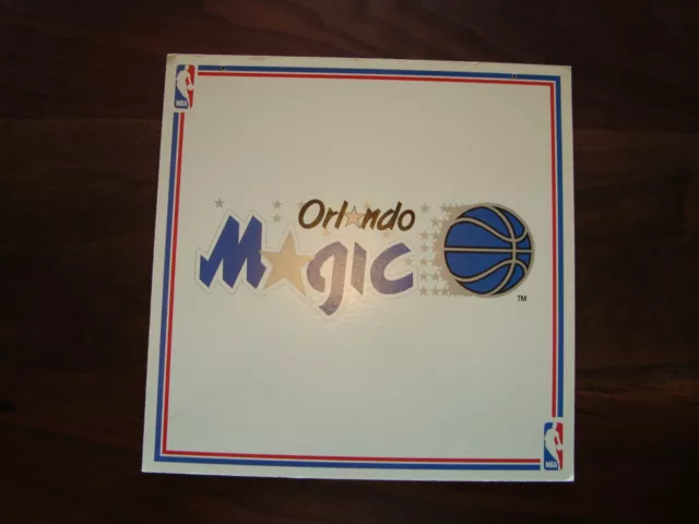 Early 90's NBA Official Licensed Product Display Sign Orlando Magic