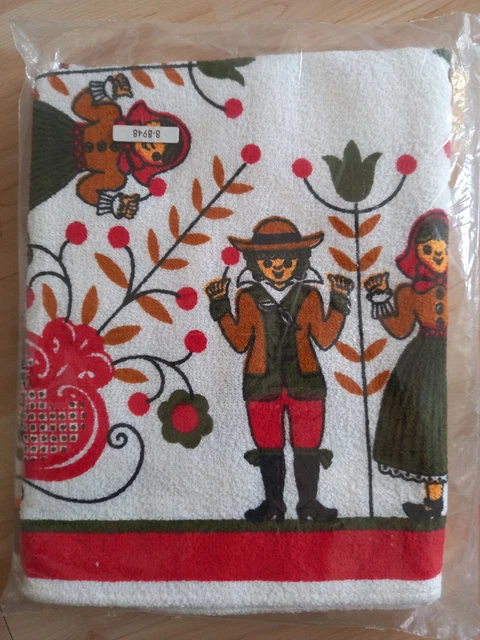 3  Frottier Küchentücher Geschirrtuch Motive Trachten 100% BW 50x50cm Neu OVP