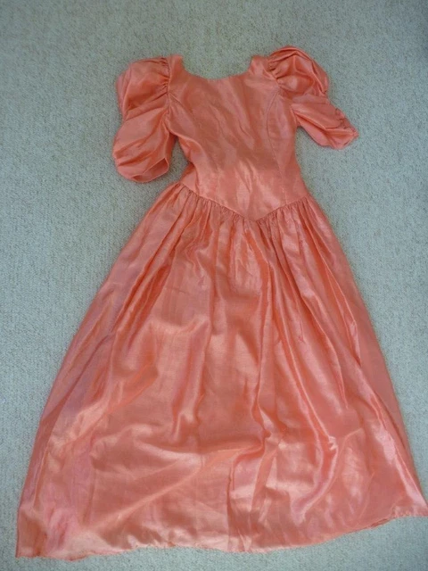 80S PEACH BRIDESMAID dress 8-10 Hen night steampunk goth fairy vintage retro 24.00 - PicClick UK 80S PEACH BRIDESMAID dress 8-10 Hen night steampunk goth fairy vintage retro 24.00 - PicClick UK