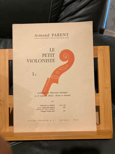 Armand Parent Le Petit violoniste collection en 8 volumes éditions Delrieu