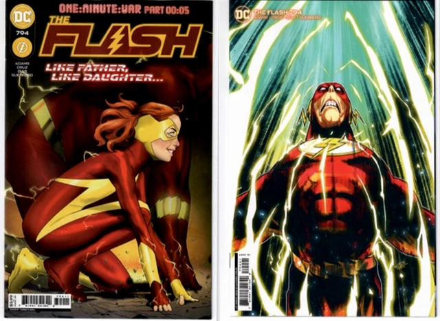 Flash #794 Clarke MAIN Cover A & Carlini 1:25 INCENTIVE Variant SET Lot 2023
