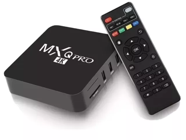 MXQ Pro Android 11,0 TV Box 4K HD 2,4G WiFi MaliG31 CPU reproductor multimedia S