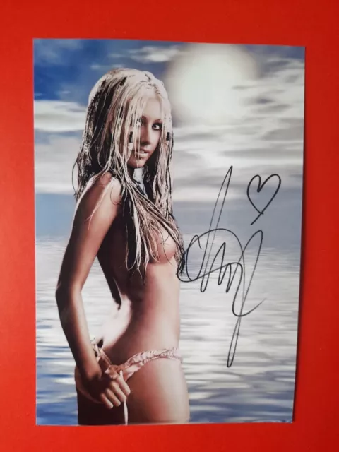 Christina Aguilera Signed Autographed Photo