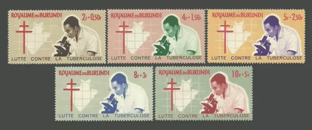 Burundi Stamps 1965 Anti-T.B. Campaign - MNH