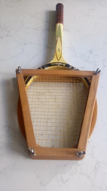 Raquette De Tennis Vintage Donnay Avec Presse Zephyr - Belgique