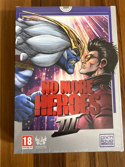 No More Heroes 3 Limited Collectors Edition Pix'n Love BRAND NEW SEALED!!