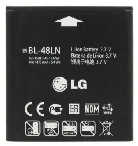 LG BL-48LN Cellphone Battery Replacement 1520mAh 3.7V for MyTouch Q 4G Slider