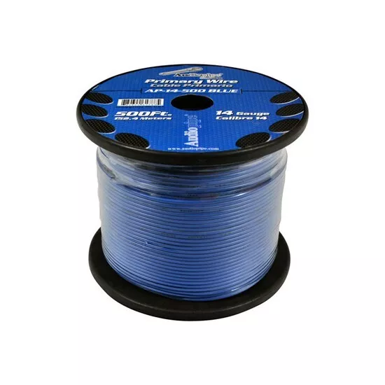 Nippon AP14500BL 500' Primary Wire 14 Gauge Blue