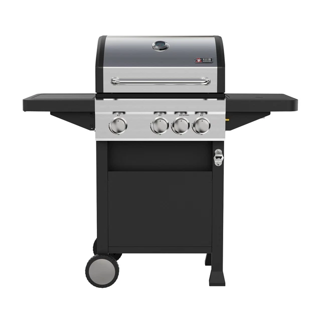 Gasgrill Grill BBQ Grillwagen Edelstahl 3 Brenner Barbecue Grillstation Garten