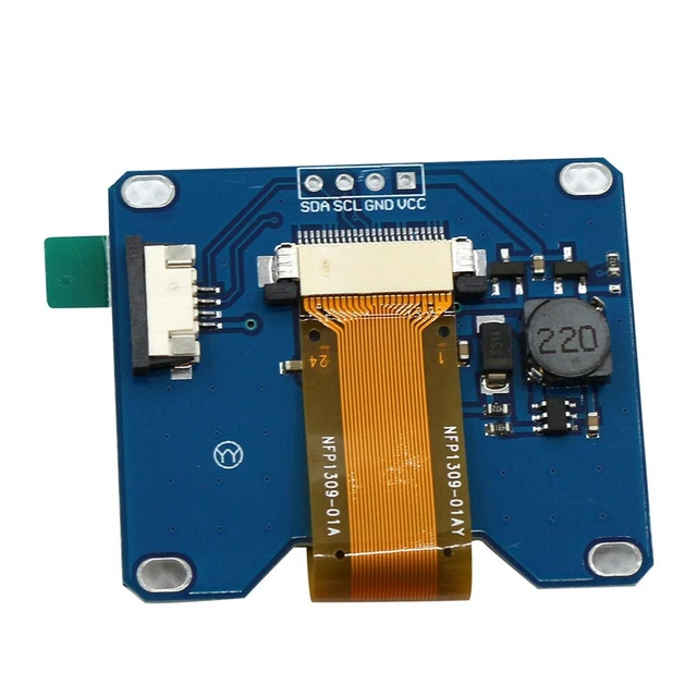 Heimtreiber LCD Modul Modul 1,54 Zoll 128X64 I2C Schnittstelle 1 Stck. 7 Pin Dat