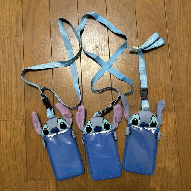 DISNEY STITCH LILO & Stitch Florida Pass Case Set Of 3 Disney Resort ...