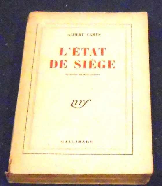 L’Etat de Siège - Albert Camus