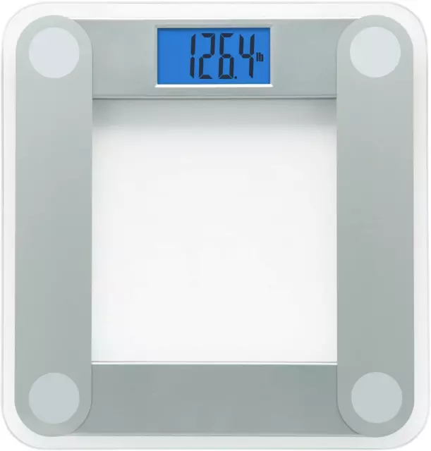 EatSmart Products Free Body Tape Measure Included Digital Bathroom Scale with Ex