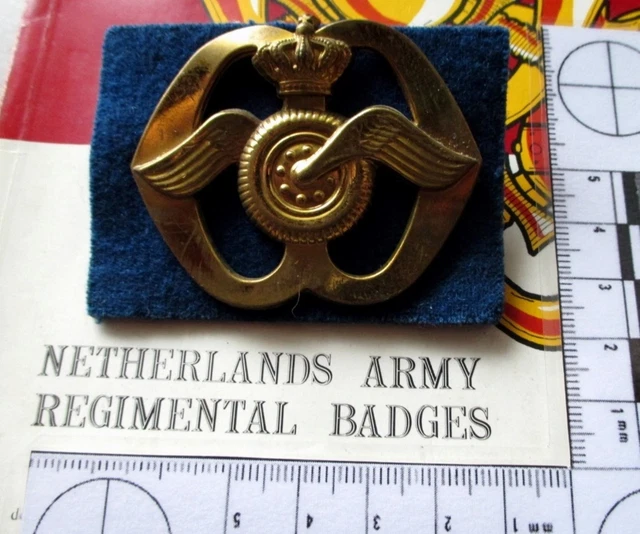 Niederlande Barett Abzeichen ~ Transport Corps ~ Wappenemblem