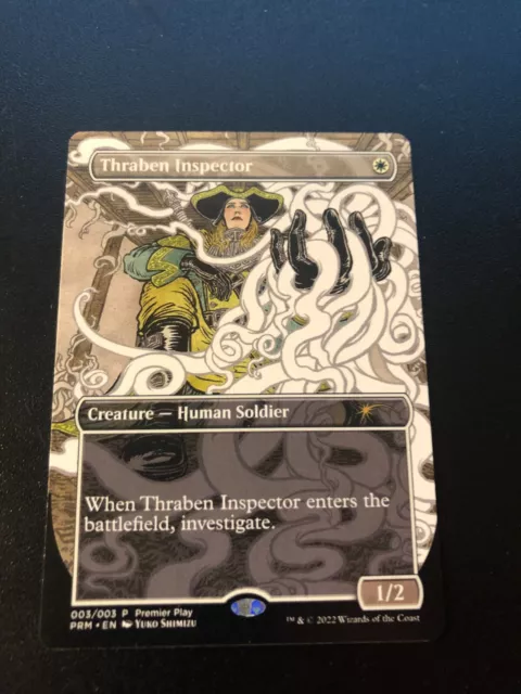 1x FULL ART PROMO Thraben Inspector Non-Foil RCQ New! Pro Tour Magic Regional