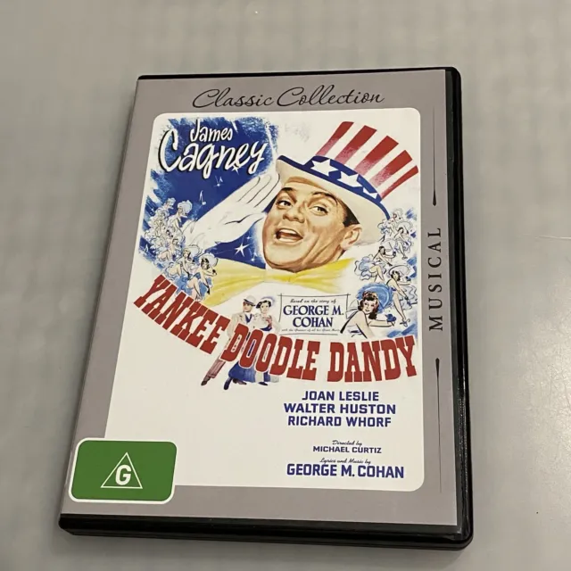 'YANKEE DOODLE DANDY' 1942 Region 4 DVD - James Cagney, Joan Leslie, Like New