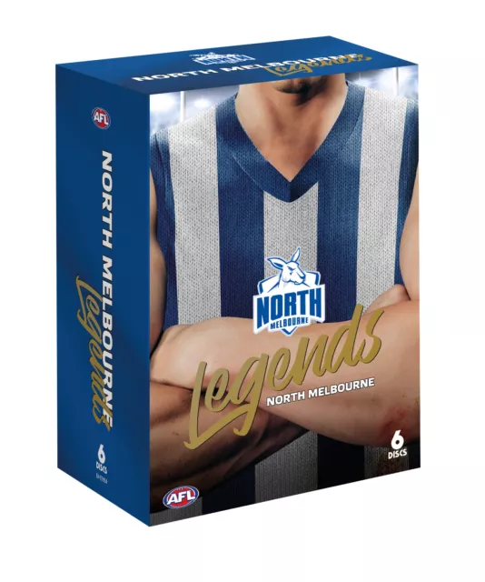 BRAND NEW AFL Legends - North Melbourne (DVD, 2018, 6-Disc Set) R4 Kangaroos