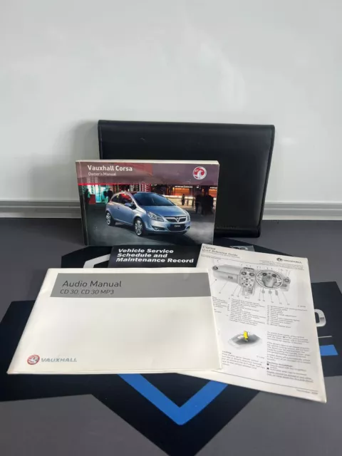 Vauxhall Corsa Owners Pack / Handbook / Manual + Wallet 2006~2010 (2010)