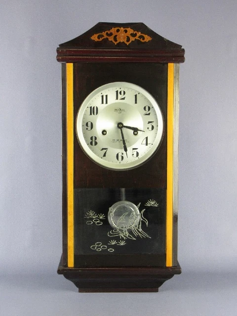 White Mountain 15 Day Orologio Meccanico Pendolo Da Parete In Legno