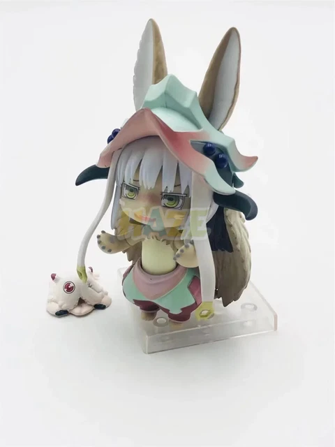 Figura Anime Nanachi Con Mitty Pot 14cm - Statua In PVC Da Collezione, Base Inclusa, Ornamento Per Scrivania, Ragazza Rosa - 4