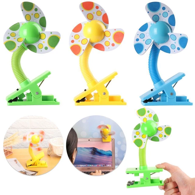 usage Sécurité Ventilateur de poussette Clamp the folding chair Mini Portable