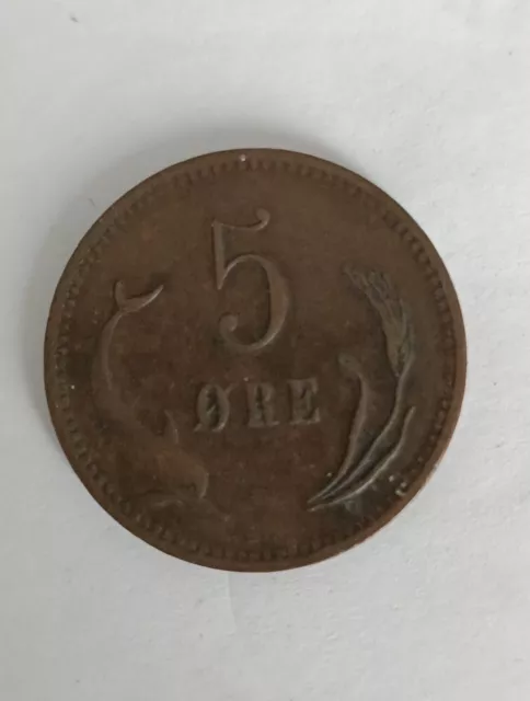 5 Ore 1874 Danemark