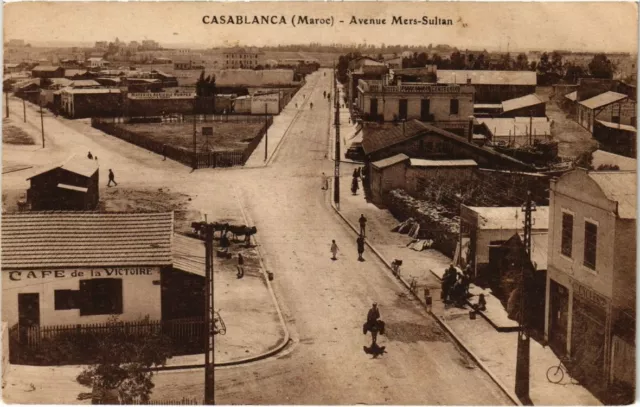 CPA AK MAROC CASABLANCA - Avenue mers sultan (115041)