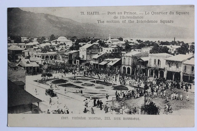 Carte Postale Ancienne Haïti Port-au-Prince Légation Allemande 1900 - Occasion