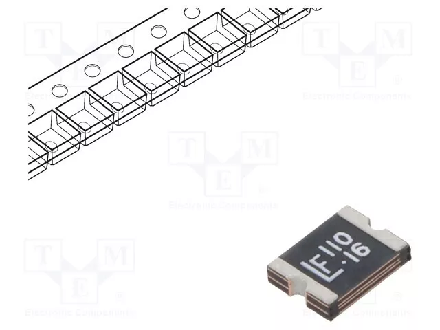 Sécurité: Ptc Polymère SMD Rapidement 1812L 1,1A 16V 16VDC