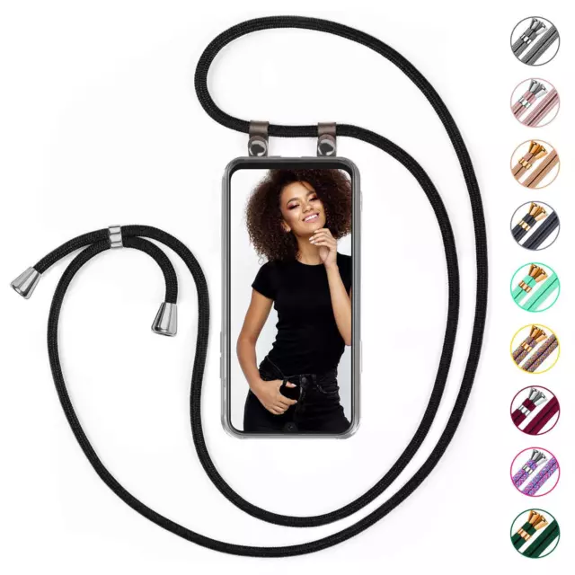 Téléphone Portable Chaîne pour Samsung Galaxy A40 Coque Avec Ruban Bumper Corde