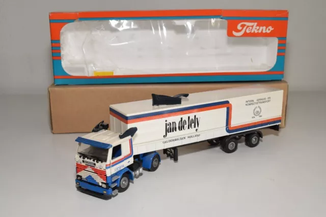 X Tekno Scania 142 M 142M Truck With Trailer Jan De Lely Excellent Boxed