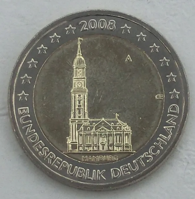 Commemorative coin Germany A 2008 Michel Hamburg uncirculated