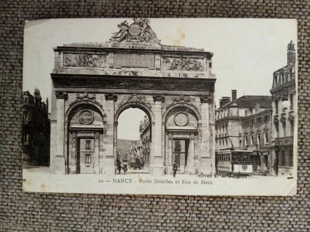 Cpa Nancy Porte Desilles Et Rue De Metz